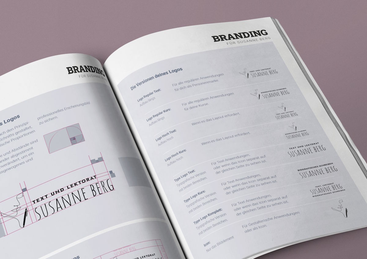 Branding Guide | Susanne Berg