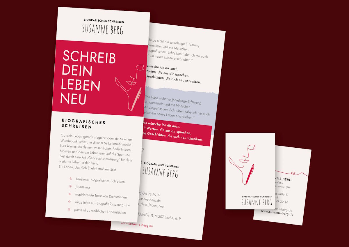 Susanne Berg | Marketing Unterlagen