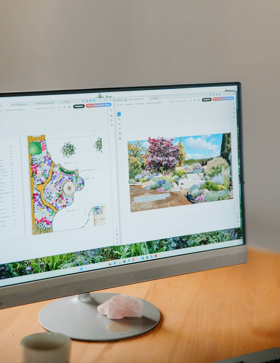 Bilderwelt Gartengestaltung - digitale Planzplanung am PC